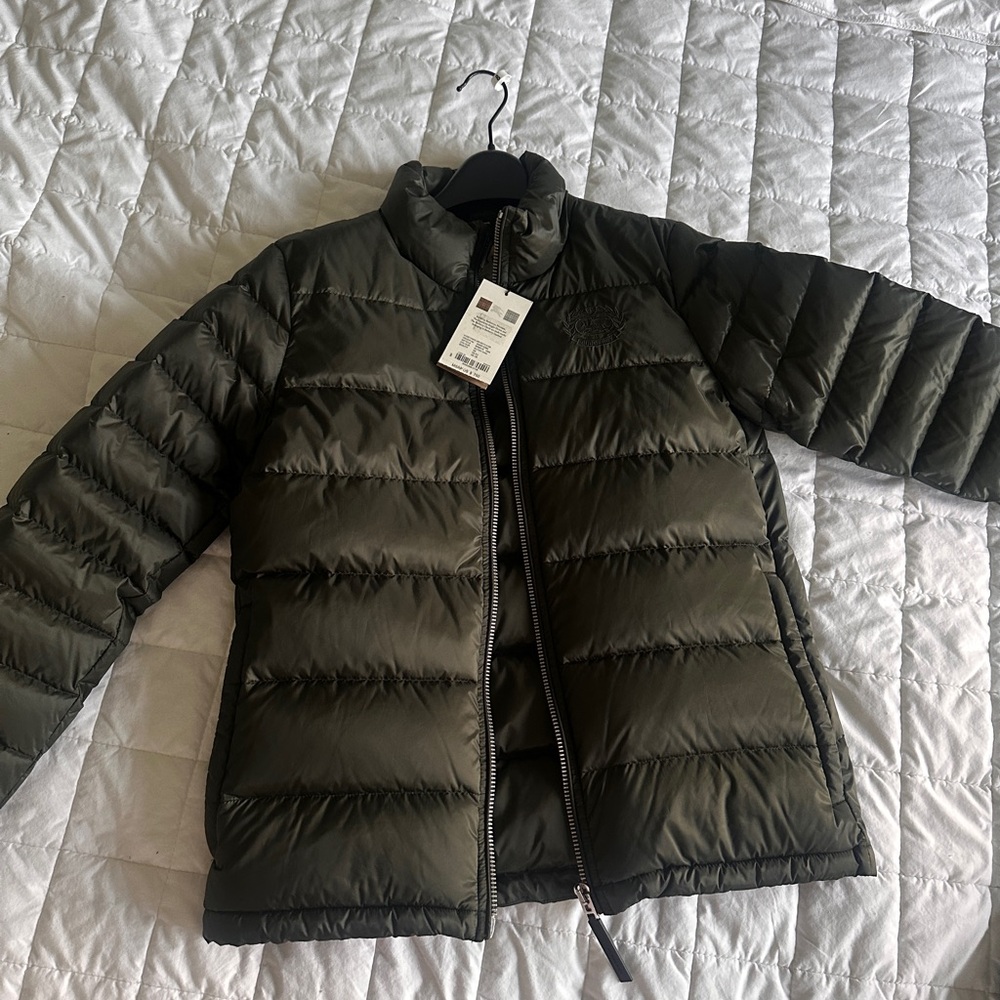 Burberry Military Khaki Puffer Jacket